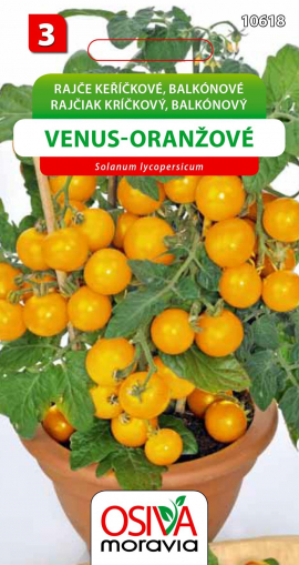 Rajče keříčkové balkónové VENUS oranžové - 20.0 s - Osiva Moravia